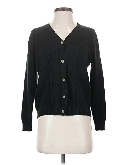 Pre-owned Assorted Brands Cardigan Sweater In Black