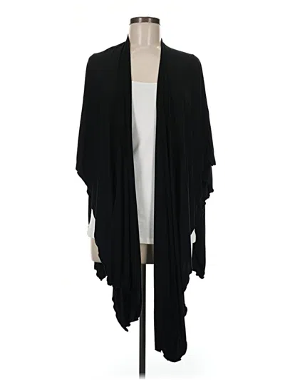Pre-owned Assorted Brands Cardigan Sweater In Black