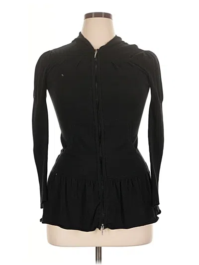 Pre-owned Assorted Brands Cardigan Sweater In Black