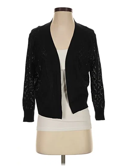 Pre-owned Assorted Brands Cardigan Sweater In Black