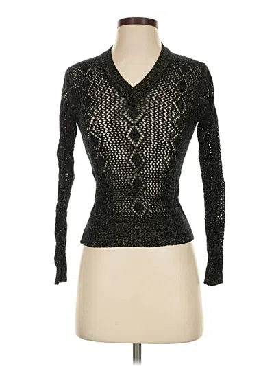 Pre-owned Assorted Brands Cardigan Sweater In Black