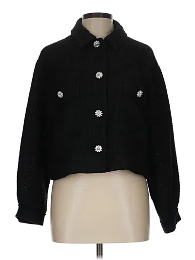 Pre-owned Assorted Brands Cardigan Sweater In Black