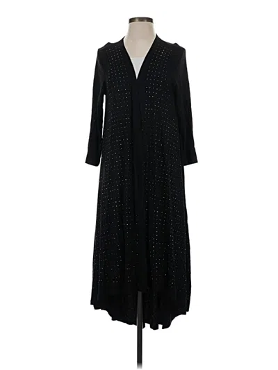 Pre-owned Assorted Brands Cardigan Sweater In Black