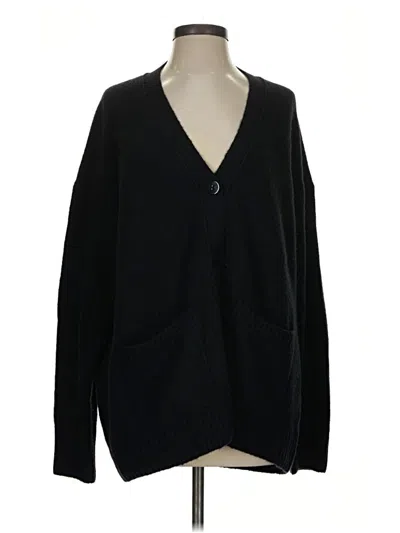 Pre-owned Assorted Brands Cardigan Sweater In Black