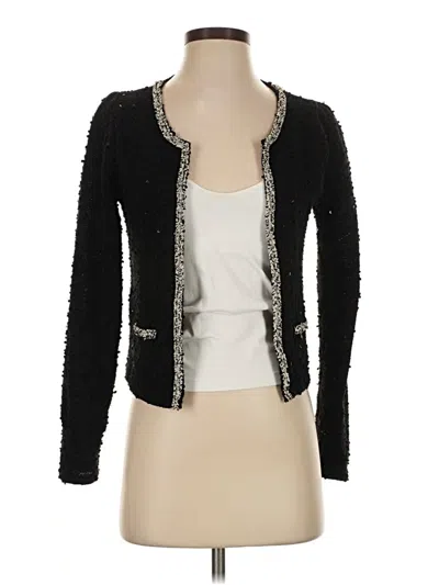 Pre-owned Assorted Brands Cardigan Sweater In Black