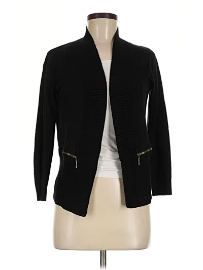 Pre-owned Assorted Brands Cardigan Sweater In Black