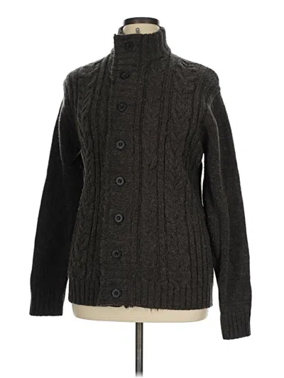 Pre-owned Assorted Brands Cardigan Sweater In Black