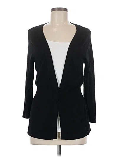 Pre-owned Assorted Brands Cardigan Sweater In Black