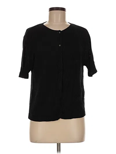 Pre-owned Assorted Brands Cardigan Sweater In Black