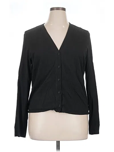 Pre-owned Assorted Brands Cardigan Sweater In Black