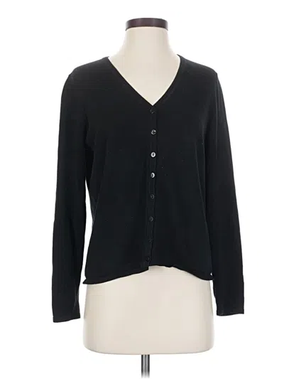 Pre-owned Assorted Brands Cardigan Sweater In Black