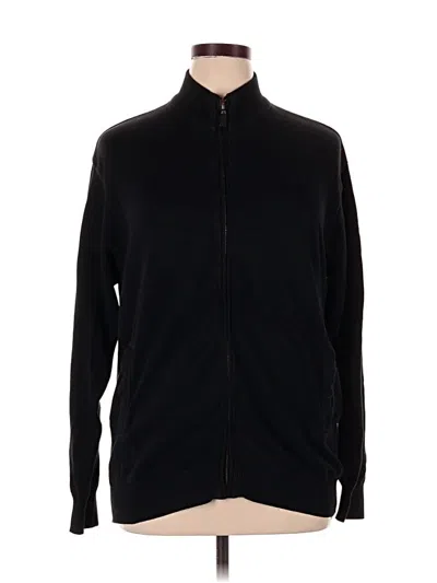 Pre-owned Assorted Brands Cardigan Sweater In Black