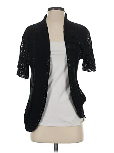 Pre-owned Assorted Brands Cardigan Sweater In Black