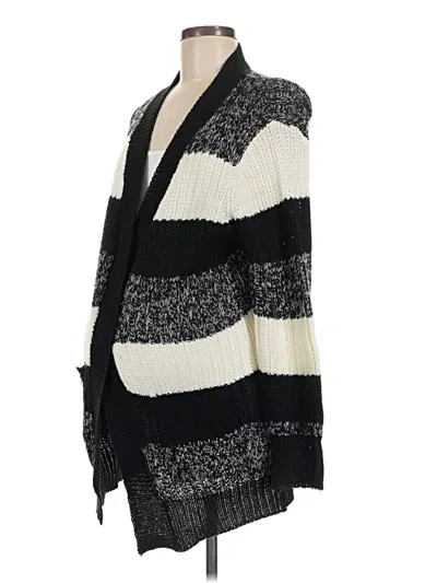 Pre-owned Assorted Brands Cardigan Sweater In Black