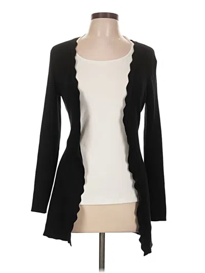 Pre-owned Assorted Brands Cardigan Sweater In Black
