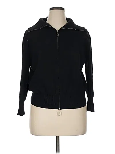 Pre-owned Assorted Brands Cardigan Sweater In Black