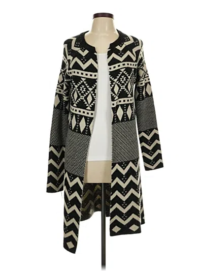 Pre-owned Assorted Brands Cardigan Sweater In Black