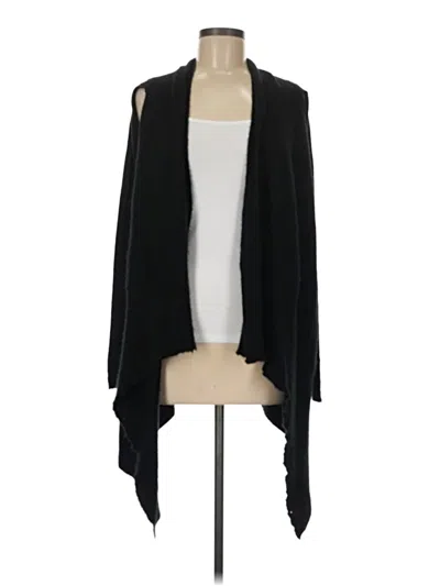 Pre-owned Assorted Brands Cardigan Sweater In Black