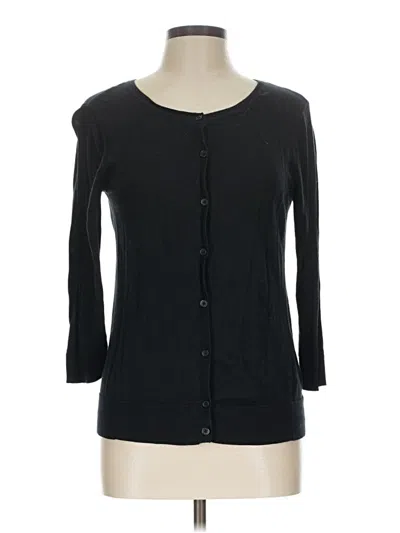 Pre-owned Assorted Brands Cardigan Sweater In Black