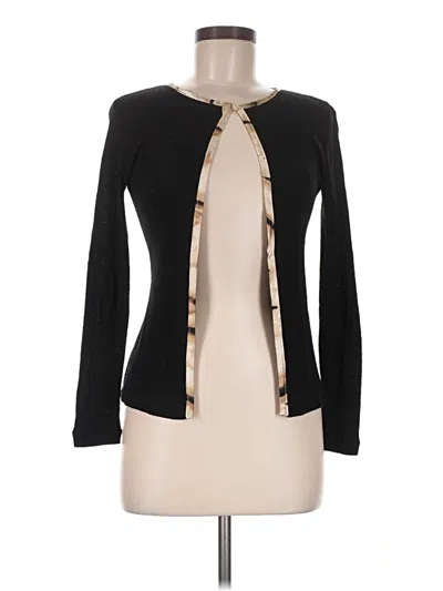 Pre-owned Assorted Brands Cardigan Sweater In Black