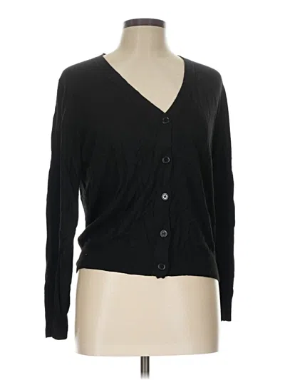 Pre-owned Assorted Brands Cardigan Sweater In Black