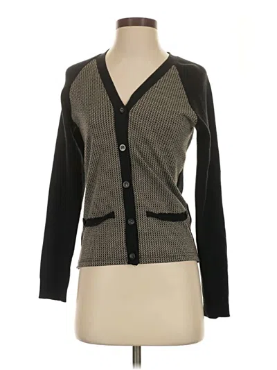 Pre-owned Assorted Brands Cardigan Sweater In Black