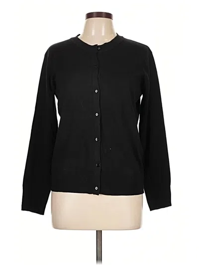 Pre-owned Assorted Brands Cardigan Sweater In Black
