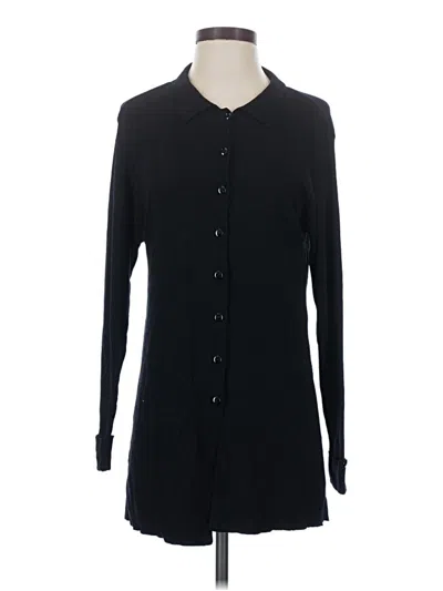 Pre-owned Assorted Brands Cardigan Sweater In Black