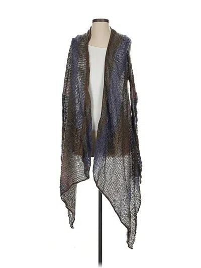 Pre-owned Assorted Brands Cardigan Sweater In Blue