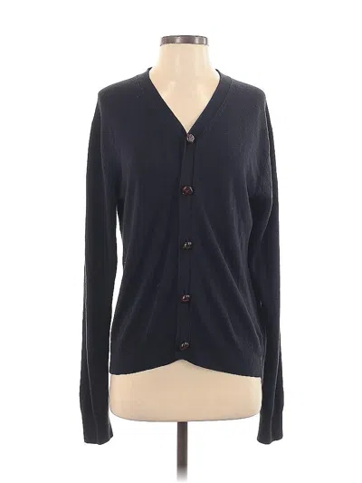 Pre-owned Assorted Brands Cardigan Sweater In Blue