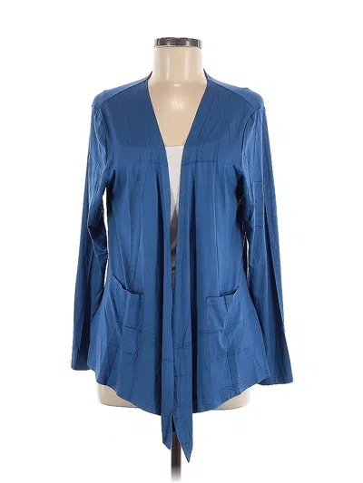 Pre-owned Assorted Brands Cardigan Sweater In Blue