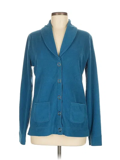 Pre-owned Assorted Brands Cardigan Sweater In Blue