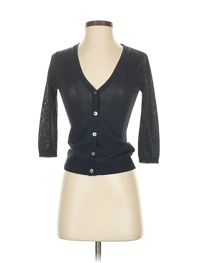 Pre-owned Assorted Brands Cardigan Sweater In Blue