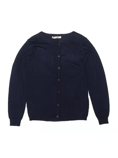 Pre-owned Assorted Brands Kids' Cardigan Sweater In Blue