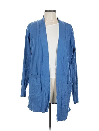 Pre-owned Assorted Brands Cardigan Sweater In Blue