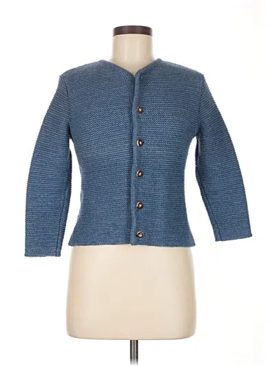 Pre-owned Assorted Brands Cardigan Sweater In Blue