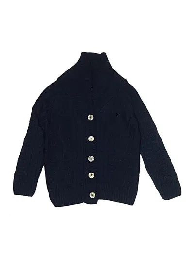 Pre-owned Assorted Brands Kids' Cardigan Sweater In Blue