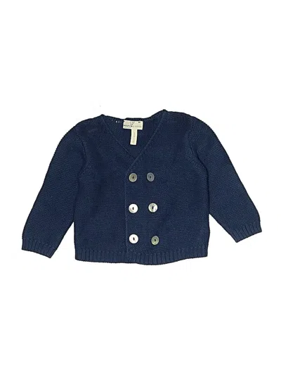 Pre-owned Assorted Brands Babies' Cardigan Sweater In Blue