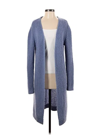 Pre-owned Assorted Brands Cardigan Sweater In Blue