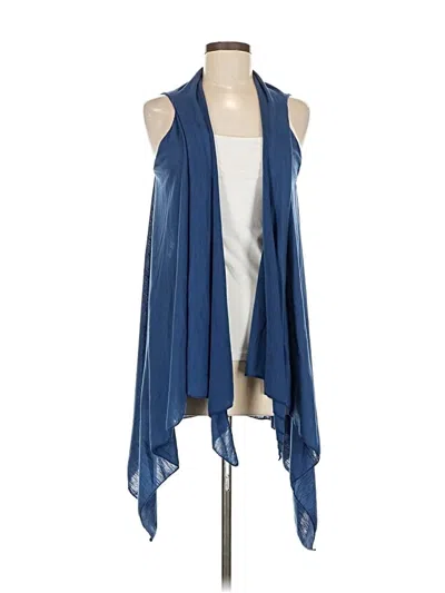 Pre-owned Assorted Brands Cardigan Sweater In Blue