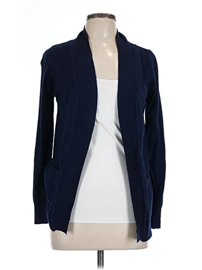 Pre-owned Assorted Brands Cardigan Sweater In Blue