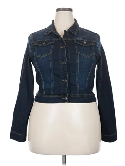 Pre-owned Assorted Brands Cardigan Sweater In Blue