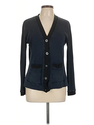 Pre-owned Assorted Brands Cardigan Sweater In Blue