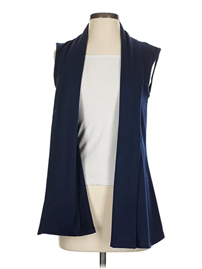 Pre-owned Assorted Brands Cardigan Sweater In Blue
