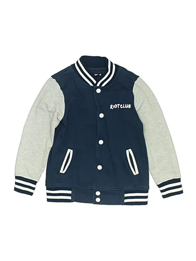 Pre-owned Assorted Brands Kids' Cardigan Sweater In Blue