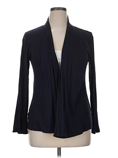 Pre-owned Assorted Brands Cardigan Sweater In Blue