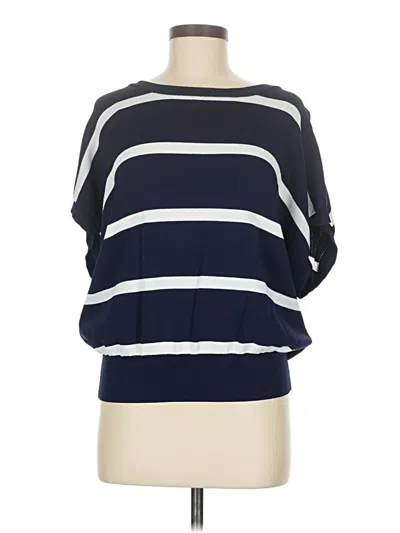 Pre-owned Assorted Brands Cardigan Sweater In Blue