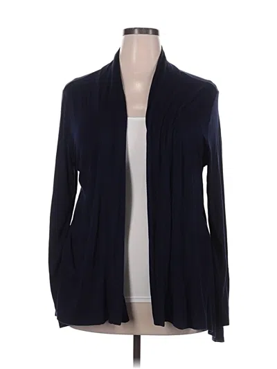 Pre-owned Assorted Brands Cardigan Sweater In Blue