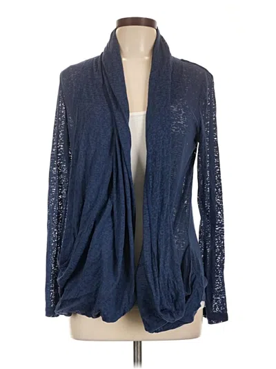Pre-owned Assorted Brands Cardigan Sweater In Blue