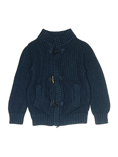 Pre-owned Assorted Brands Kids' Cardigan Sweater In Blue